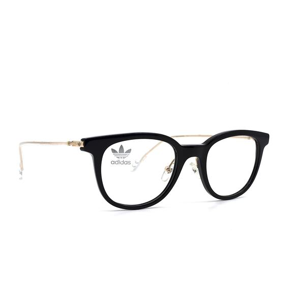 NEW ADIDAS AOK0030 BLACK GOLD EYEGLASSES FRAME - Picture 4 of 8